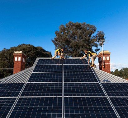 100KW On Grid Solar Power System di Prancis