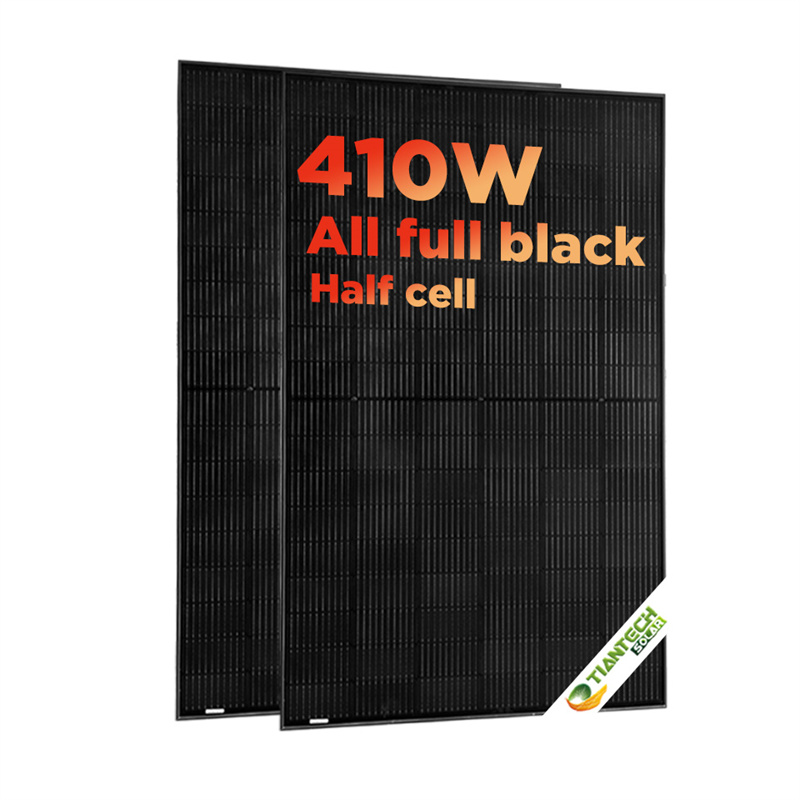 410W Semua panel surya hitam